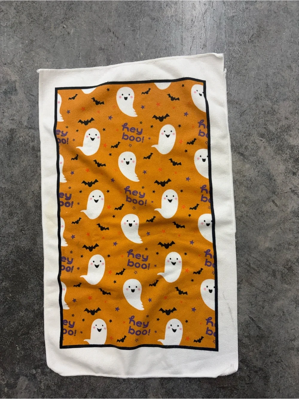 Spooky Hey Boo Halloween Hand-towel